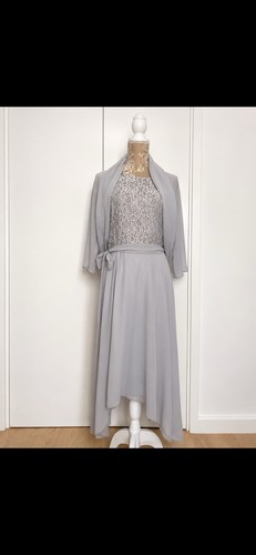 Ladies silver grey - grey, lace