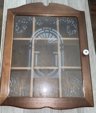 Wall Mounted Wood Curio 1950's