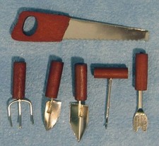 Set of Garden Tools, Dolls