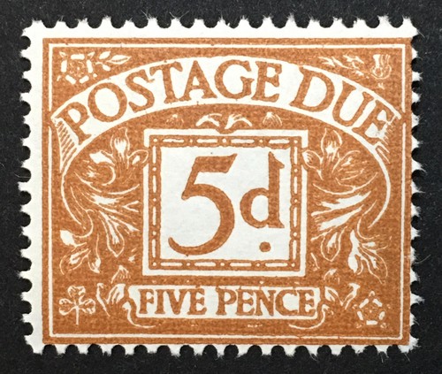 1961 postage due - /, to