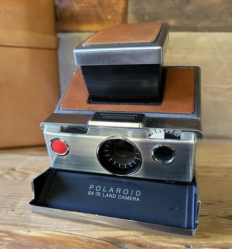 Vintage polaroid land camera - polaroid,