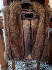 Brave Soul Faux Fur Gilet Body Warmer UK Size 10 Brand New with Tags RRP £49.99