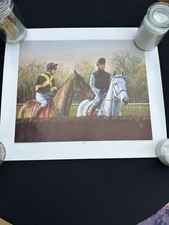Horseracing Print Desert