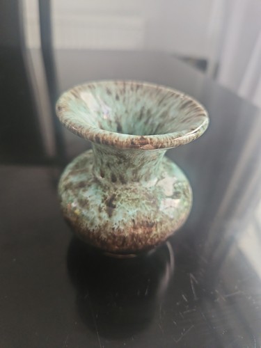Ceramic vintage vase - vintage, mottled