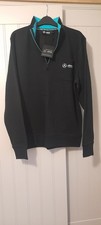 Mercedes Petronas F1 Mens 1/4 Zip Sweatshirt BNWT Size Medium