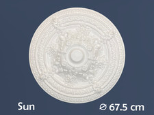 Ceiling rose polystyrene - rose,