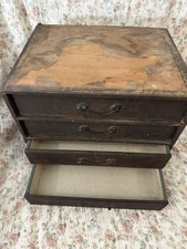 Vintage Wooden Little Chest Of