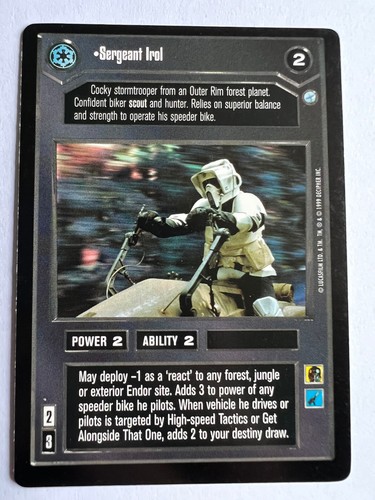 Star wars ccg sergeant irol - star,