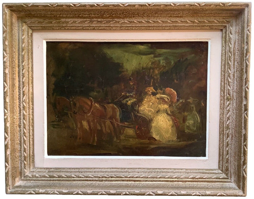 Antique french impressionist - antique,