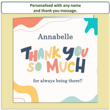 Personalised Thank You Card