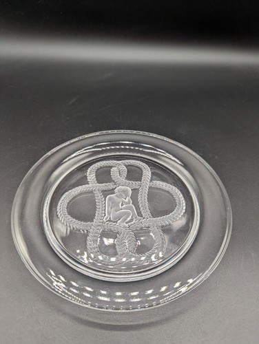 Lalique crystal olympe cherub - crystal,
