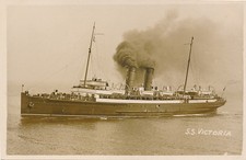Shipping SS VICTORIA early