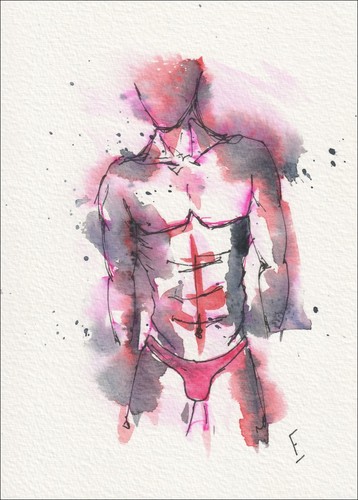 Original male figurine - original,