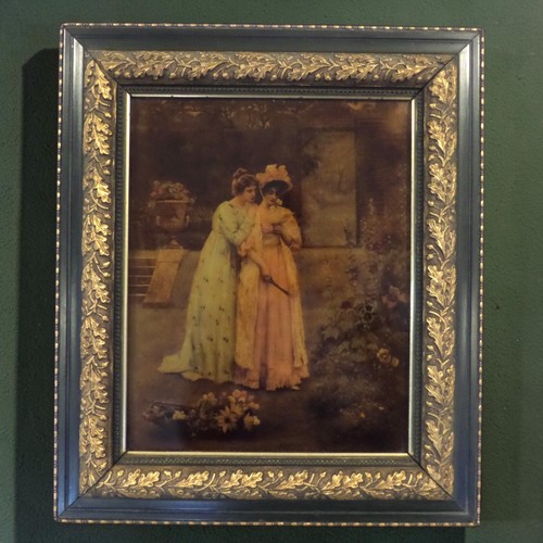 Crystoleum style framed print - framed,