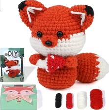 Red Fox Beginners Crochet Kit