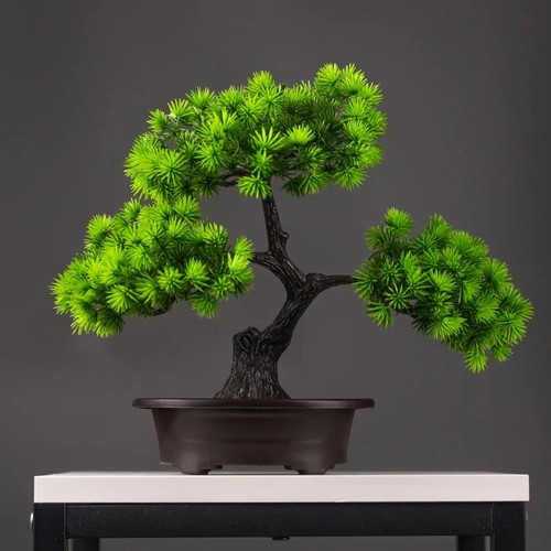 27cm artificial pine bonsai - 27cm,