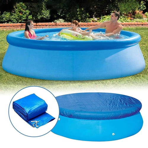 6ft round swimming pool - round, cover