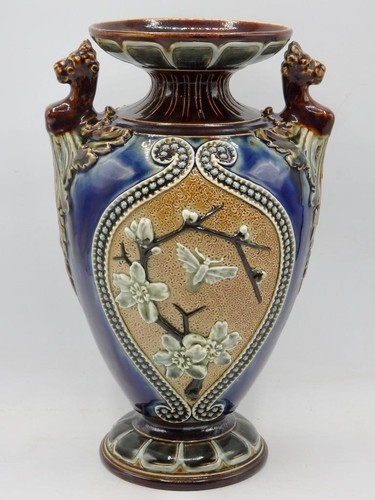 Antique doulton lambeth vase - doulton,