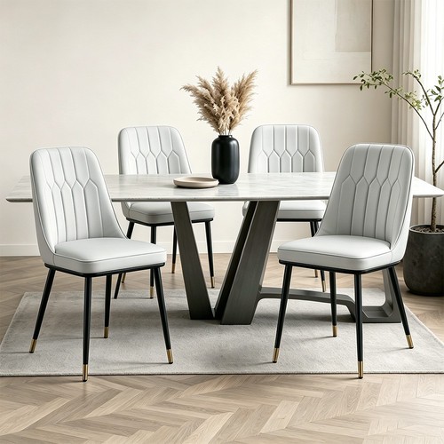 Set grey faux - set, 2