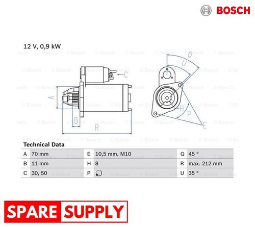 Starter for nissan cube - for, march