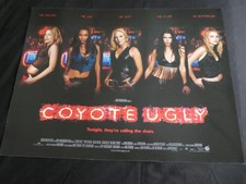 COYOTE UGLY 2000 RARE ROLLED PIPER PERABO MARIA BELLO UK quad poster 40"x30" EXC