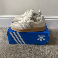Adidas Samba XLG. JS4311. UK Size 5. No Box. New With Tag’s. Cream/Grey/Beige