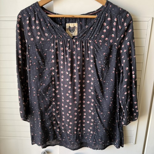 Mantaray tunic top navy flower - mantaray,