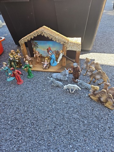 Vintage italian nativity - nativity, set