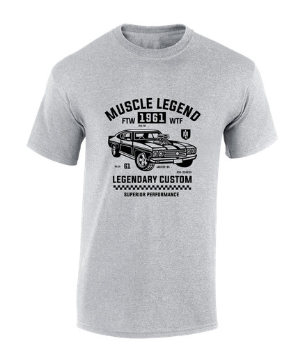 Muscle car legend mens - muscle, t