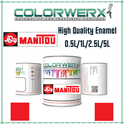 Manitou forklift red - red, paint
