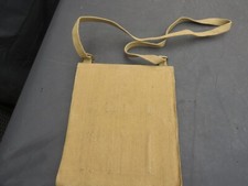 WW2 1945 DATED BRITISH ARMY CANVAS MAP CASE WITH CARRYING STRAP