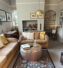 Hammered Brass Coffee Table