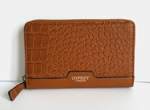 Osprey tan leather zip - leather,