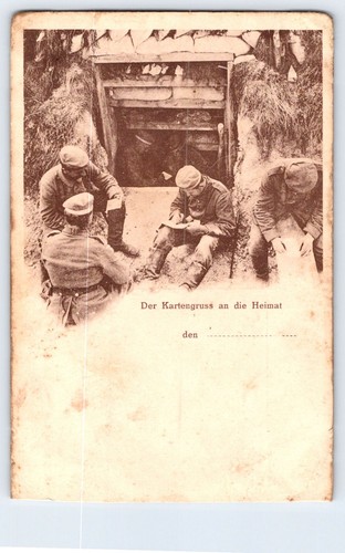 Wwi german soldiers dugout - wwi,