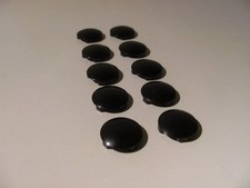 LEGO : 10x Black Round Dish Brick 2x2 10179 10152 9754 6542 7140 7142 ( 2654 )
