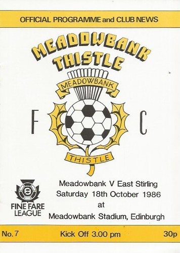 Meadowbank thistle - thistle, (promoted)