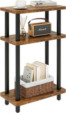 Narrow Side Table, 3-Tier End