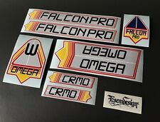 Falcon Pro Omega bmx decal set