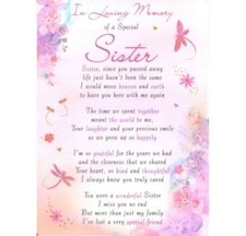 Grave Card IN LOVING MEMORY OF