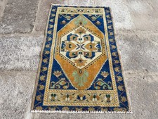Vintage Oushak Rug 2x3 ft