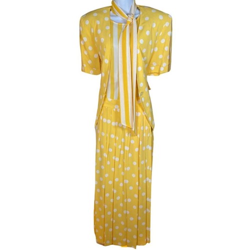 Vintage piece skirt suit set - vintage,