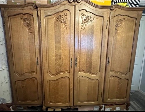 Antique door french carved - antique, 4
