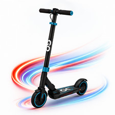 Kids blue electric scooter - electric,