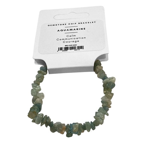 Gemstone chip stretch bracelet - gemstone,