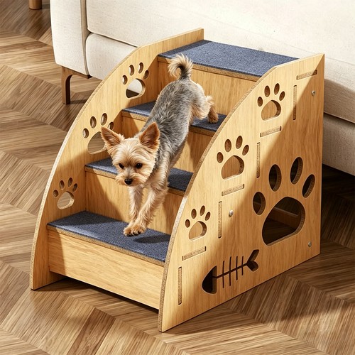 Step wooden pet - pet, steps