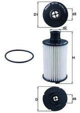 Oil Filter MAHLE Fits JAGUAR