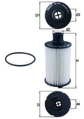 Oil filter mahle fits jaguar - oil,