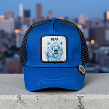 Bear Embroidery Trucker Hat