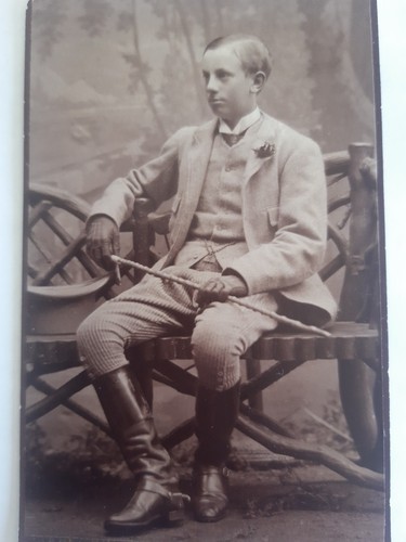 Cdv dapper man horse - cdv,