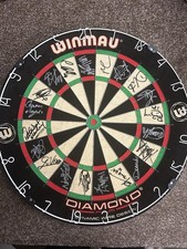 Fully Signed Dartboard World